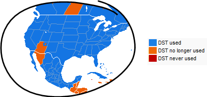 Daylight Saving Time (DST) Subdivisions