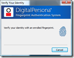 DigitalPersona: Verify your identity